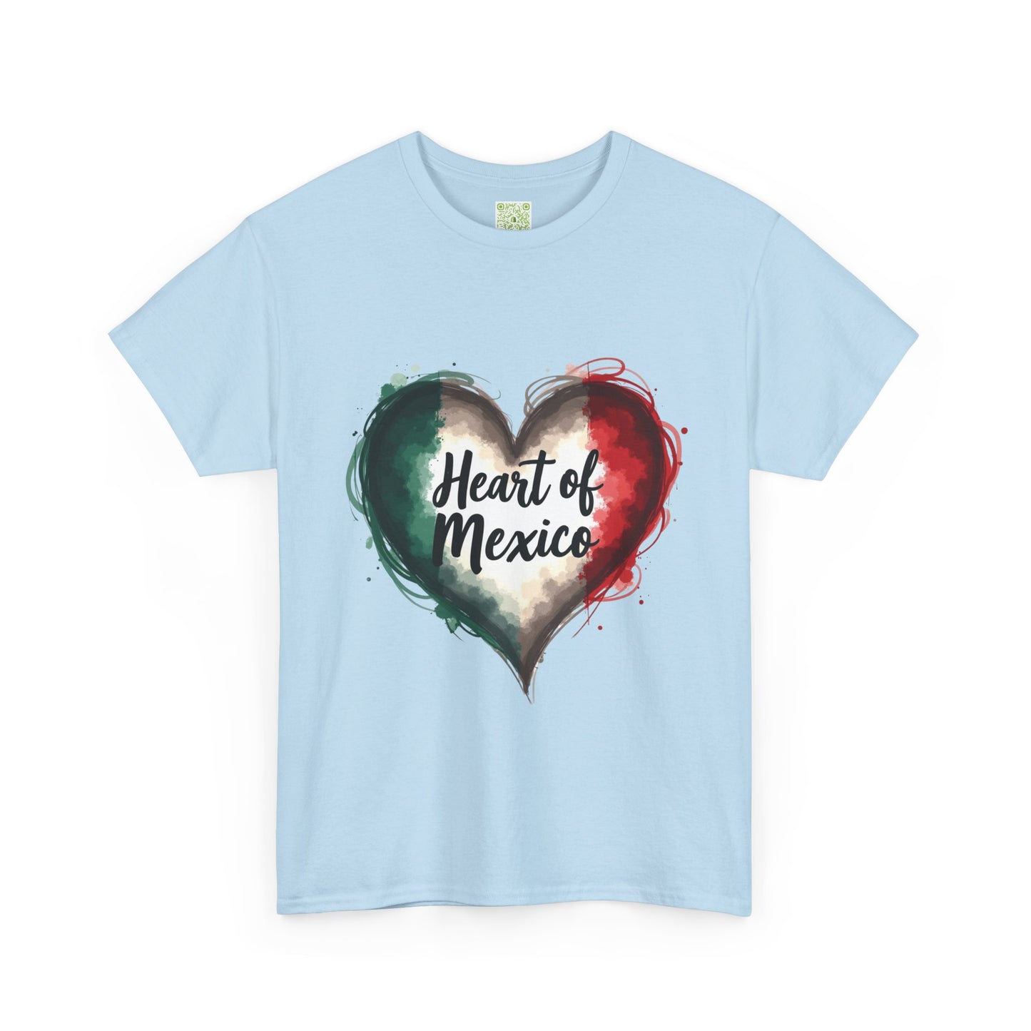 Viva la Vida Heart of Mexico Tee, Unisex Cotton Tee, Celebrate Mexican Heritage, Cinco de Mayo, Gift for Culture Lovers, Mexican Pride Tee