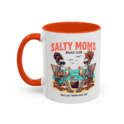 Bonus Mom Gift, Salty Moms Beach Club Mug, Salty Mug, Summer Mom Mug, Hot Mom Summer, Beach Club Mug, Stay Salty Mug, Beach Days