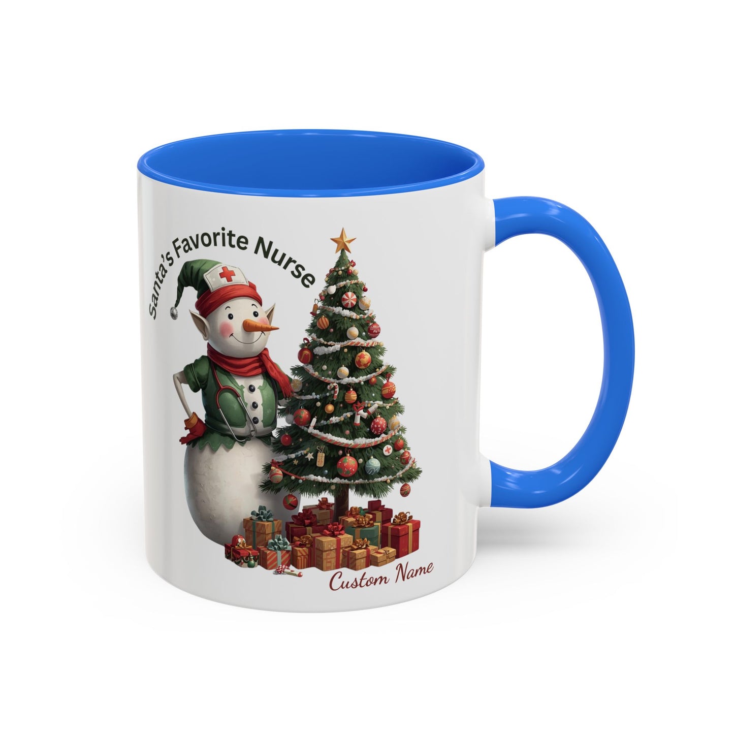 Nurse Christmas Mug, Future Nurse Gift, Nurse Practitioner, Snowman Mug, Nursing Graduation, Christmas Gifts