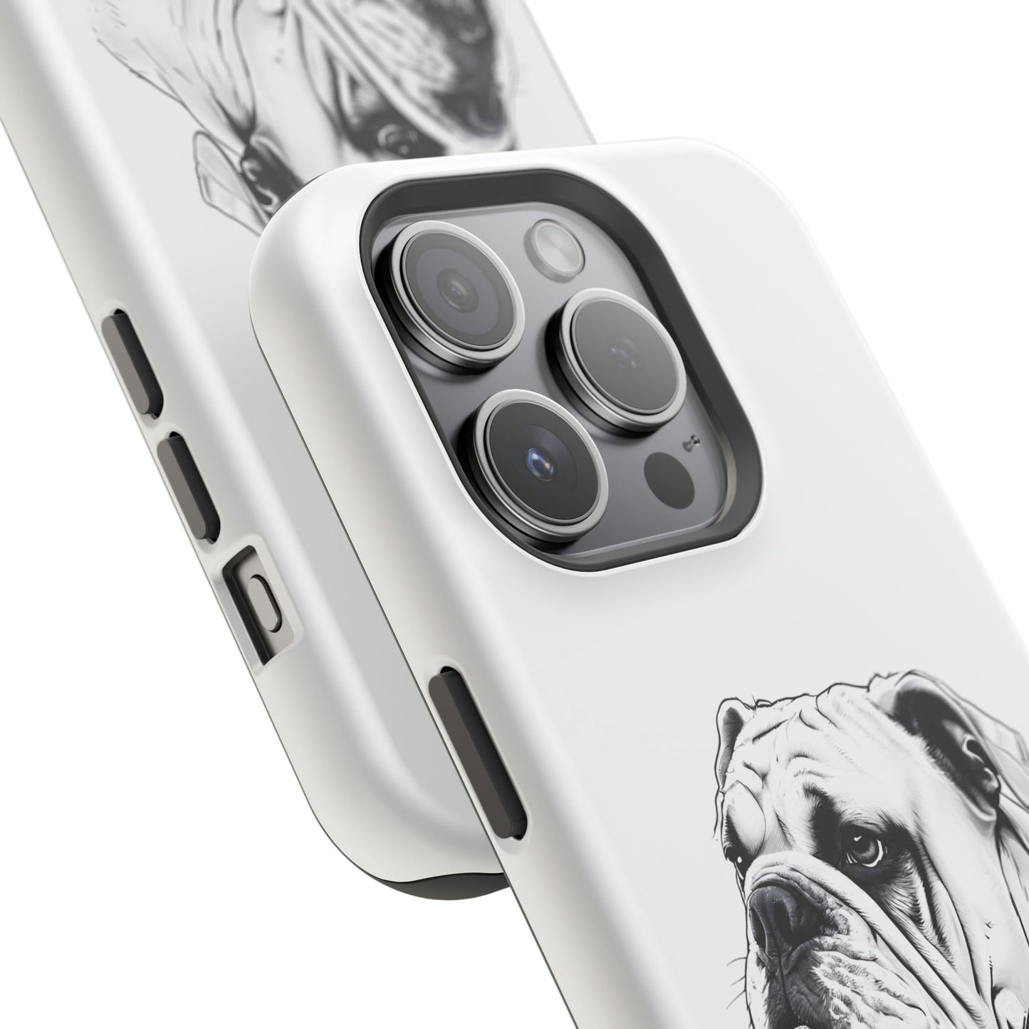 Bulldog Magnetic Tough Cases - Durable Phone Protection, Pet Lovers Gift, Animal Accessories, Unique Design, Personalized Tech