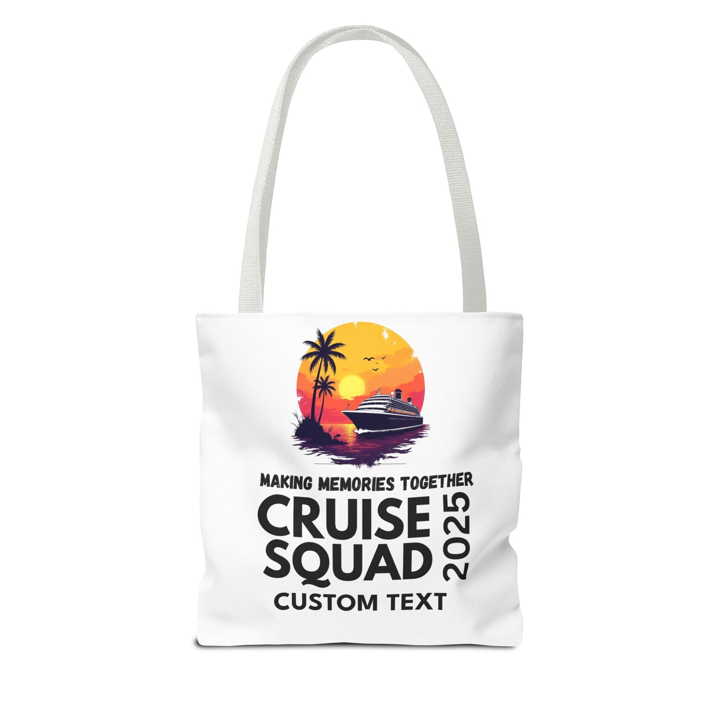 Personalized Cruise Squad Tote Bag, Family Cruise 2025, Matching Tote Bag, Vacation Tote, Family Vacation 2025, Cruise Bag