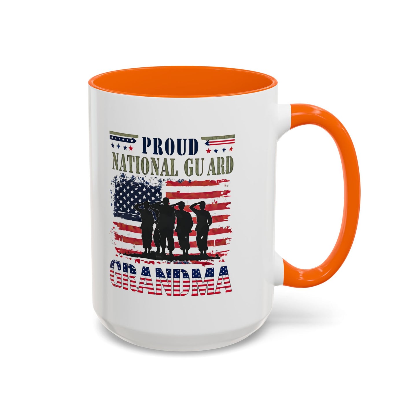 Patriotic National Guard Grandma Mug, Army National Guard, Gift for Heroes, Veteran Appreciation, Military Family Gift