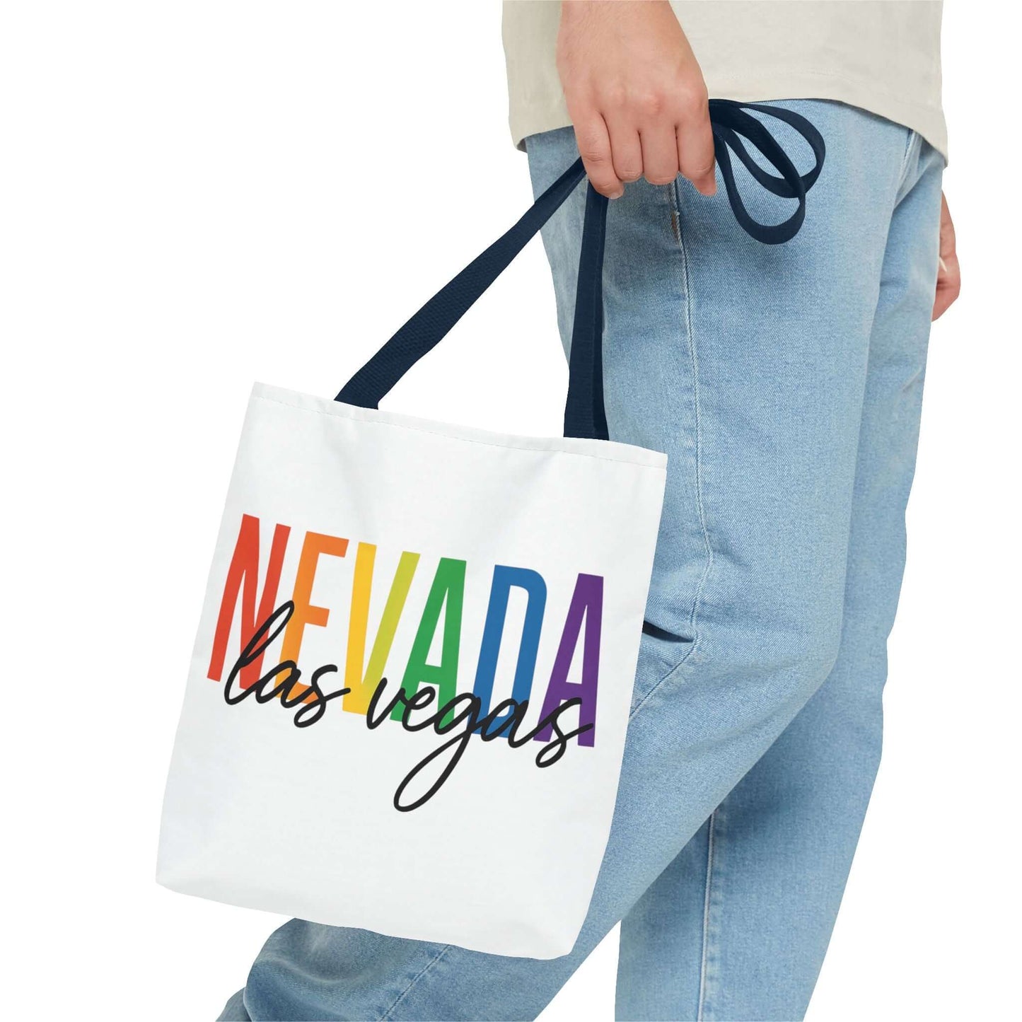 Pride Las Vegas Nevada Tote, Pride Month Tote, Bisexual Pride Bag, LGBT Tote, Transgender Gift, Lesbian Tote, Equal Rights Bag