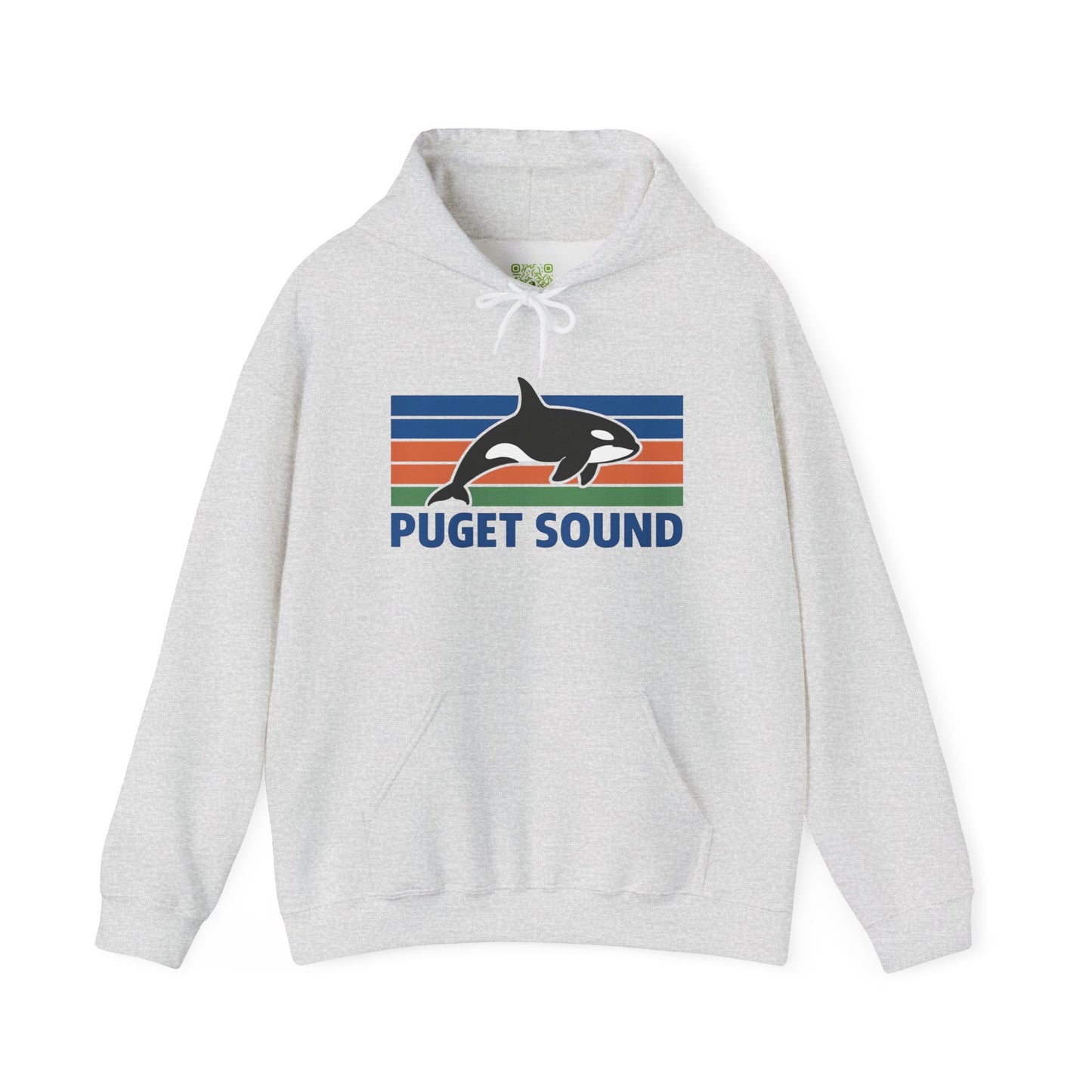 Vintage Puget Sound Orca Hoodie, Orca Shirts, Whale Sweatshirt, Respect The Locals, Whale Gifts, Whale Watching Shirt