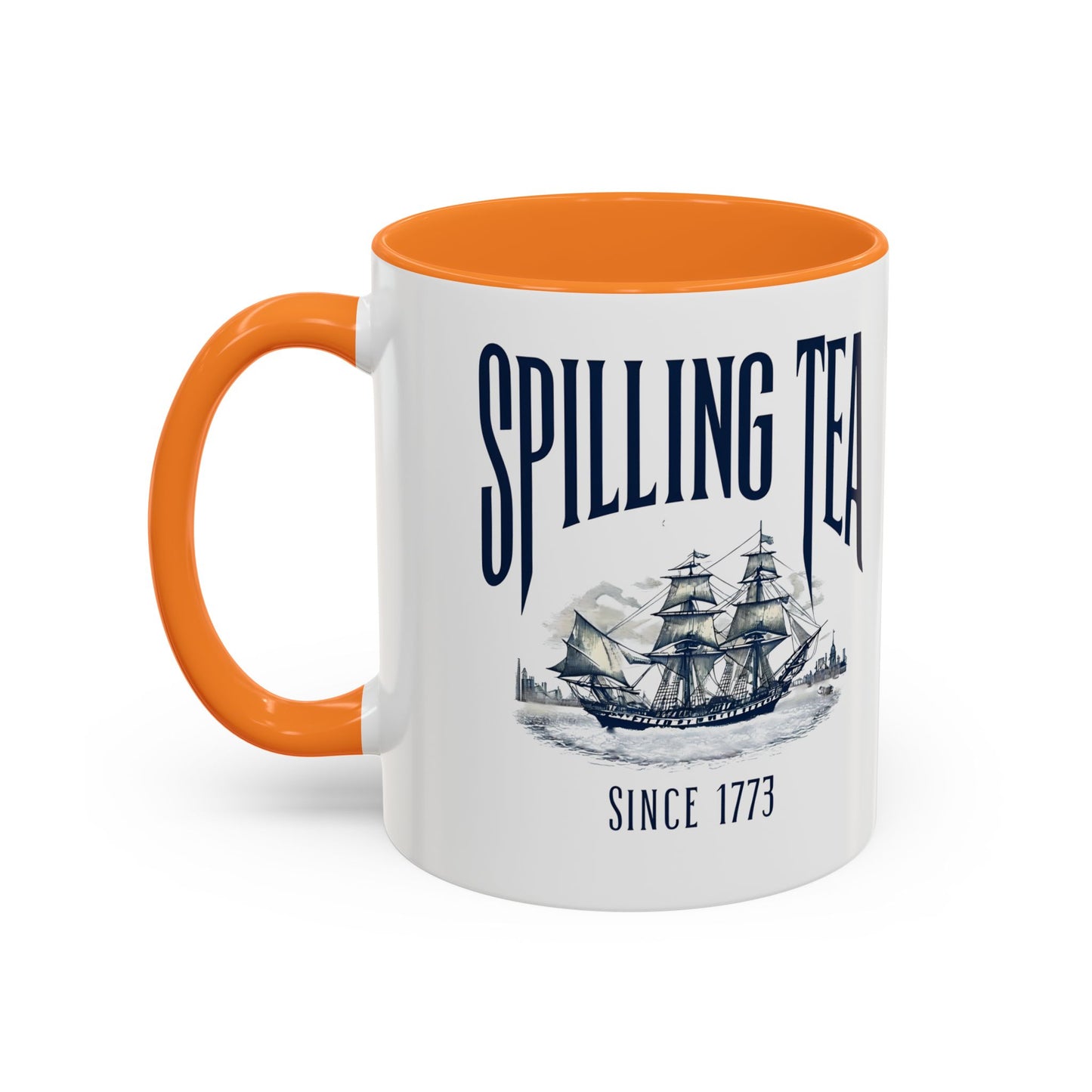 Spilling Tea Since 1773 Coffee Mug, Patriotic Coffee Mug, Funny Patriot Gift, American Freedom, Memorial Day
