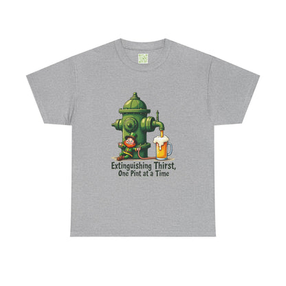 Funny Extinguishing Thirst Unisex Heavy Cotton Tee - Perfect for Pub Lovers, Beer Enthusiasts, Party Goers, Gift, Unisex