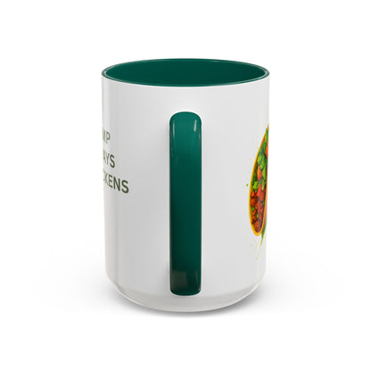 Trump Always Chickens Out TACO Mug, Subtle Anti Trump, Democrat Gift Mug, Funny Liberal Gift, Political Mug
