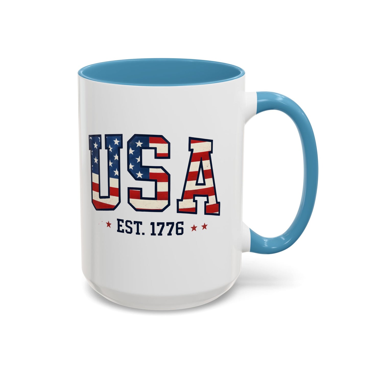 USA Patriotic Coffee Mug, Memorial Day Mug, American Flag Mug, Patriotic Mug, Freedom Cup, USA Flag Mug, Fourth of July