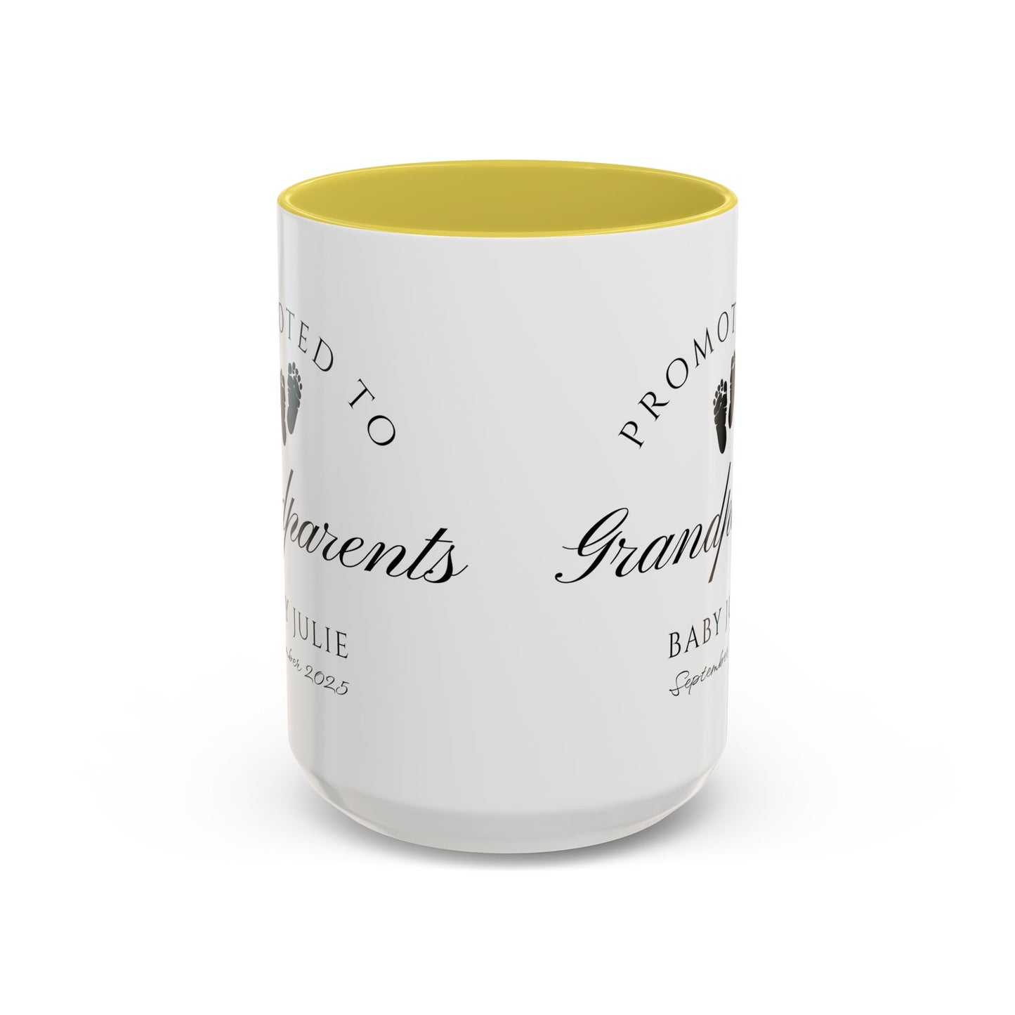 Promoted to Grandparents Mug, Pregnancy Announcement Coffee Cup, Baby Reveal Gift, New Grandparent Mug, Personalized Baby Announcement