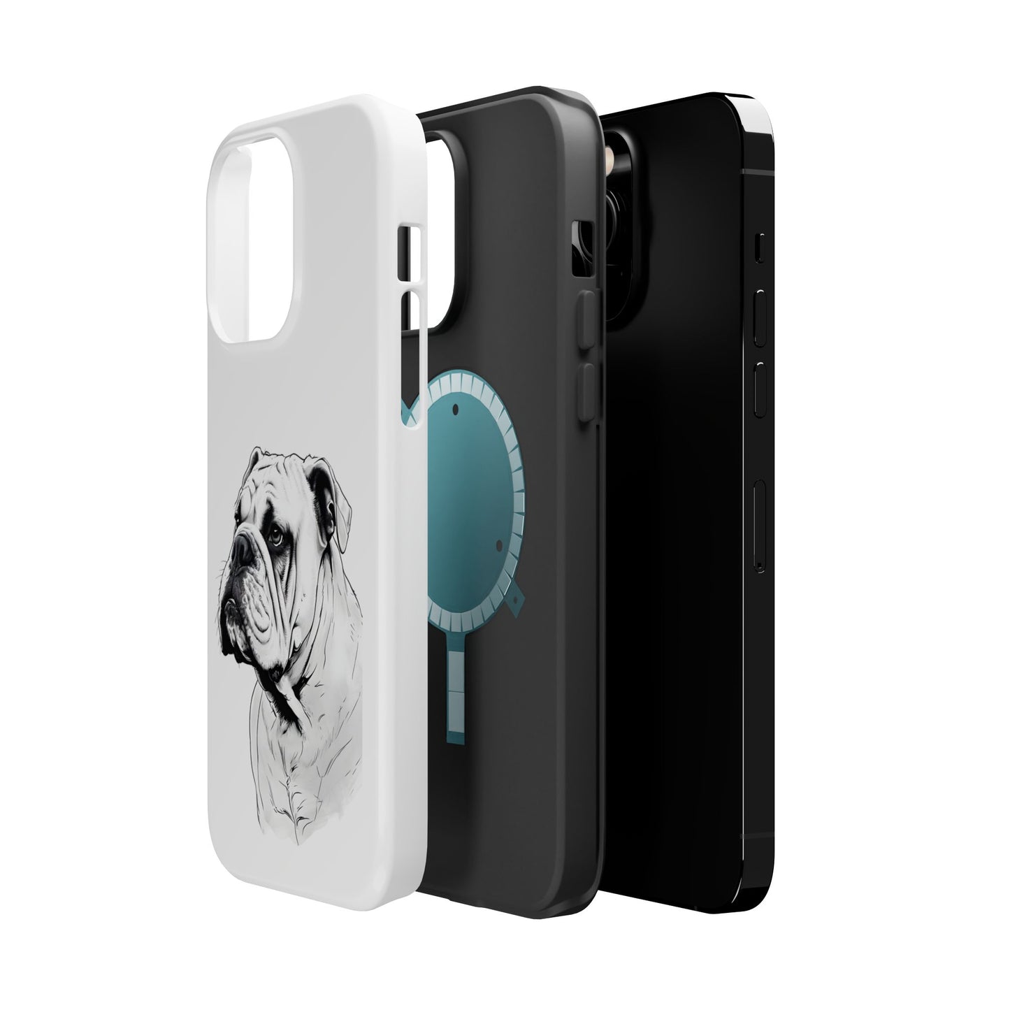 Bulldog Magnetic Tough Cases - Durable Phone Protection, Pet Lovers Gift, Animal Accessories, Unique Design, Personalized Tech