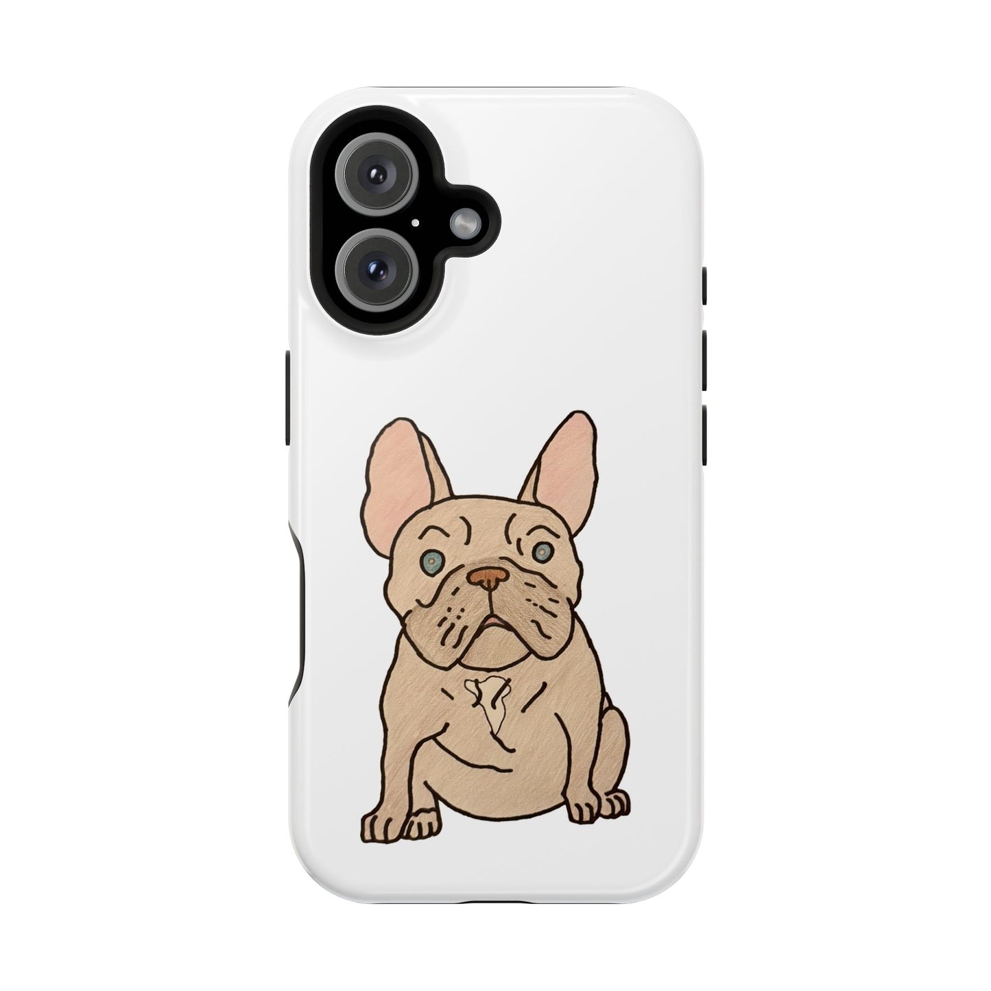 French Bulldog Magnetic Tough Case, Cute Pet Phone Cover, Dog Lover Gift, MagSafe Phone Protector, Unique Phone Accessory