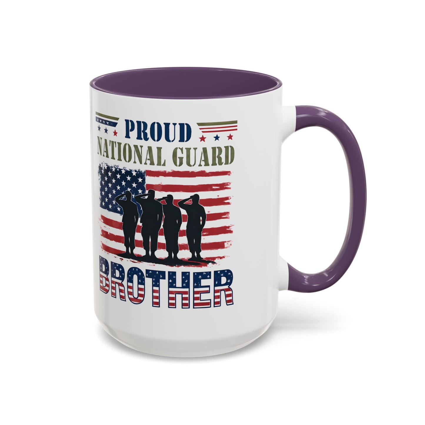Proud National Guard Brother Coffee Mug, Veteran Appreciation Mug, Military Family Gift, Army Gifts, Tactical Gifts