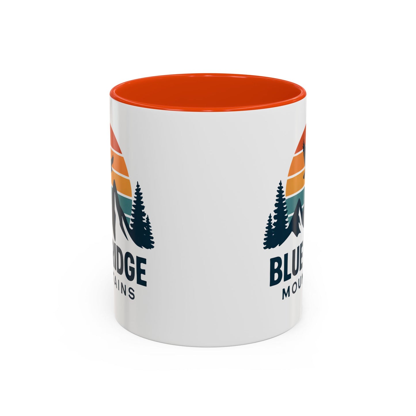 Blue Ridge Mountains, One Happy Camper, Accent Coffee Mug, Blueridge Mug, Blue Ridge Parkway, Camping Coffee Mug, Camping Gift