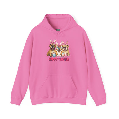 Easter Dog Lovers Hoodie , Cute Bunny Pup Sweatshirt, Cozy Unisex Spring Hoodie, Fun Easter Gift for Pet Owners