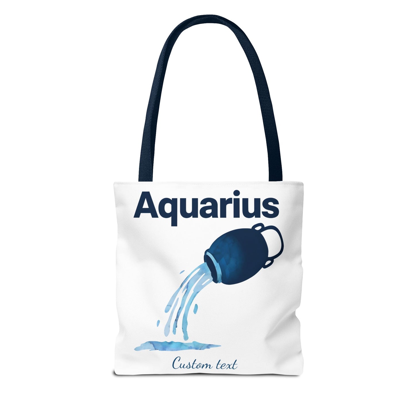Aquarius Zodiac Personalized Tote Bag, Astrology Lover, Trendy Tote Bag, Aquarius Birthday Gift, Weekender Bag