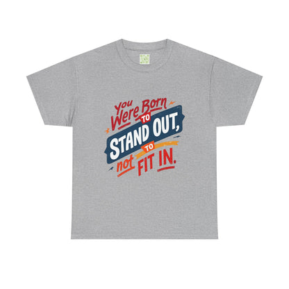 Enneagram 4 You Were Born to Stand Out Tee, Motivational Graphic Tshirt, Creative Souls Gift, Casual Wear, Unisex Tee