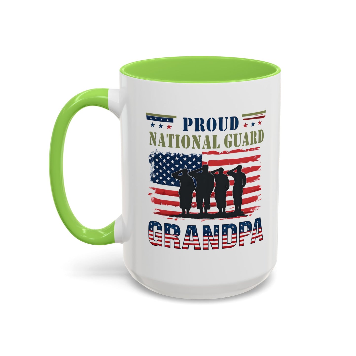 National Guard, Proud Grandpa Coffee Mug, Veteran Appreciation, Gift for Heroes, Military Family Gift
