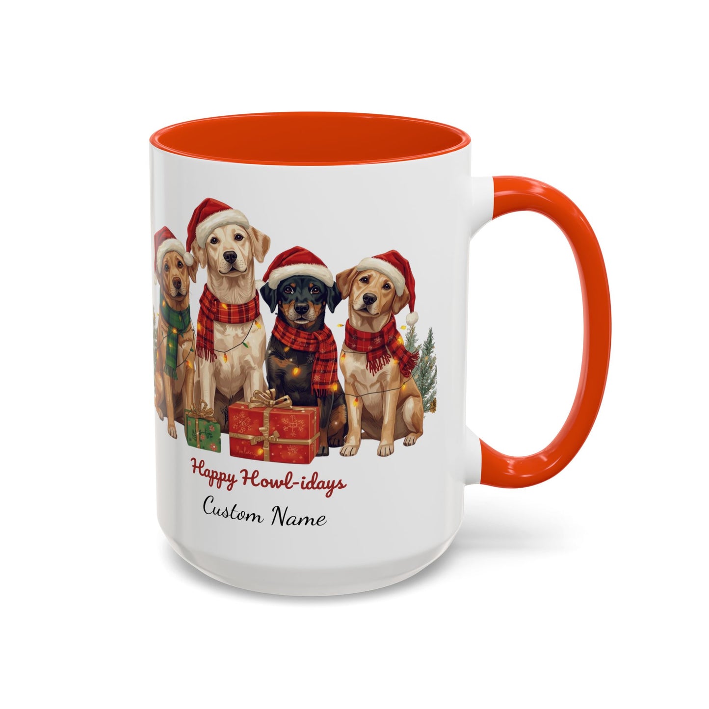 Festive Dog Mug, Dog Christmas Mug, Cute Christmas Dog, Custom Dog Mug, Holiday Spirit, Merry Christmas, Family Xmas Mug