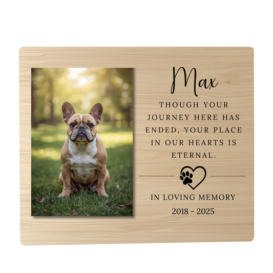 Pet Memorial Gifts - Pet Memorial Gift Remembrance Gift - Plaque - Horizontal