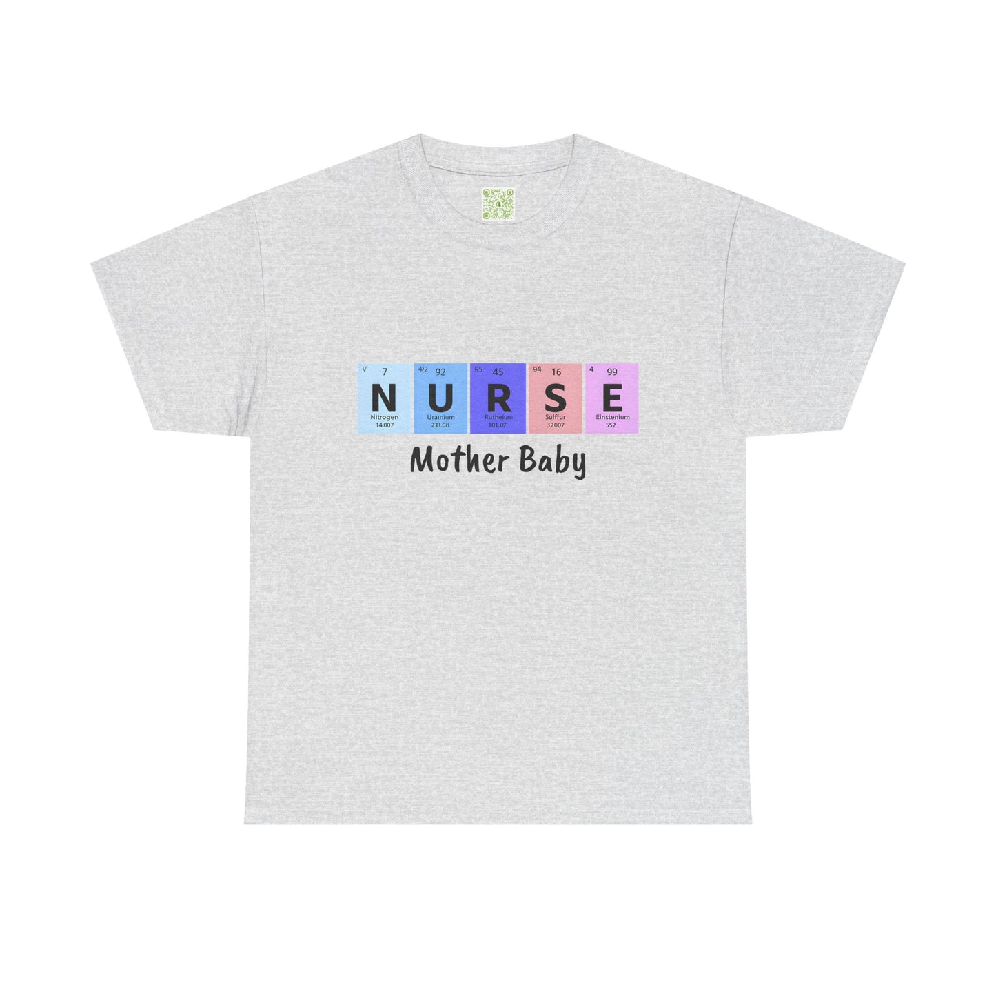 Postpartum Nurse Periodic Table Elements Tee,  Mother Baby Nurse Shirt, Nurse Practitioner, Unisex Tee Gift