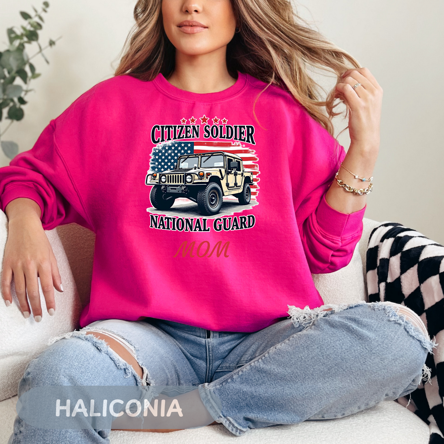 Personalized Citizen Soldier Sweatshirt, National Guard Shirt, Army National Guard Gift, Proud Army Mom, Army Dad Shirt