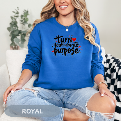 Enneagram 4 Turn Your Pain Into Purpose Sweatshirt, Enneagram Type 4, Personality Types, Enneagram, Self Growth