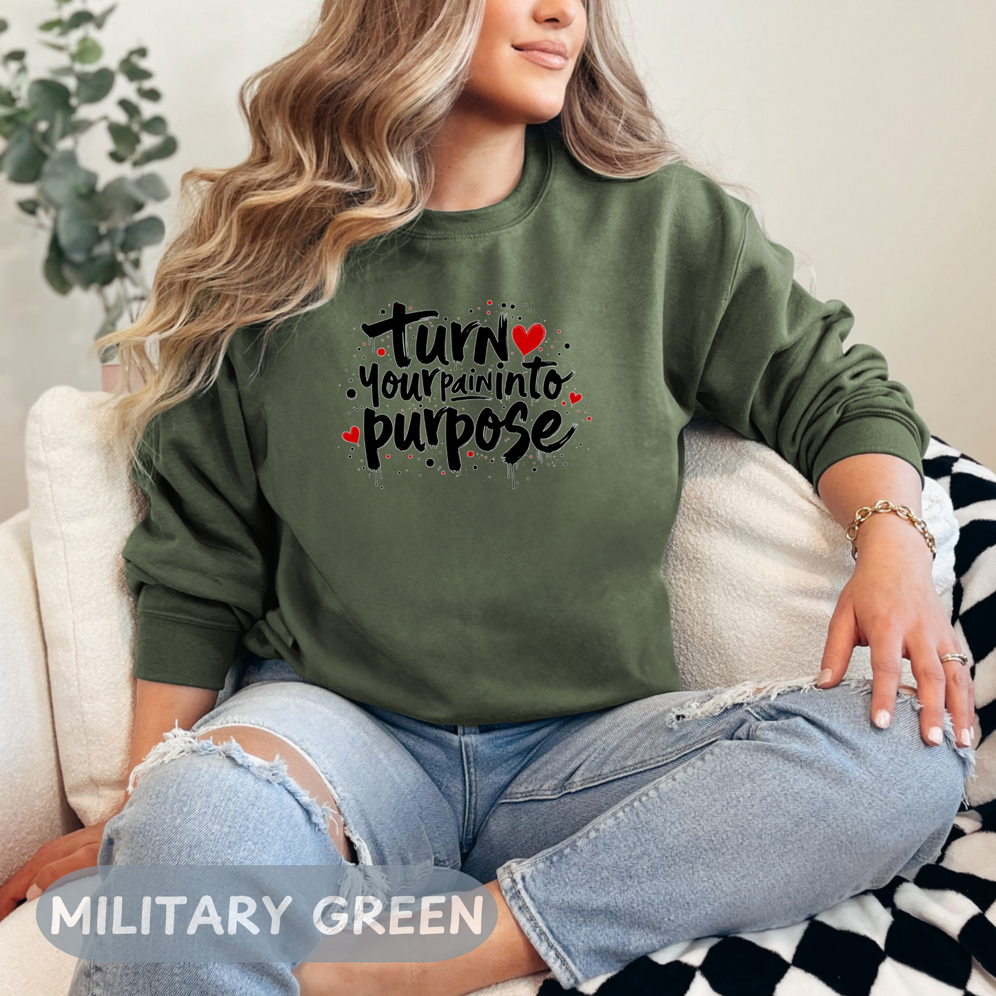 Enneagram 4 Turn Your Pain Into Purpose Sweatshirt, Enneagram Type 4, Personality Types, Enneagram, Self Growth