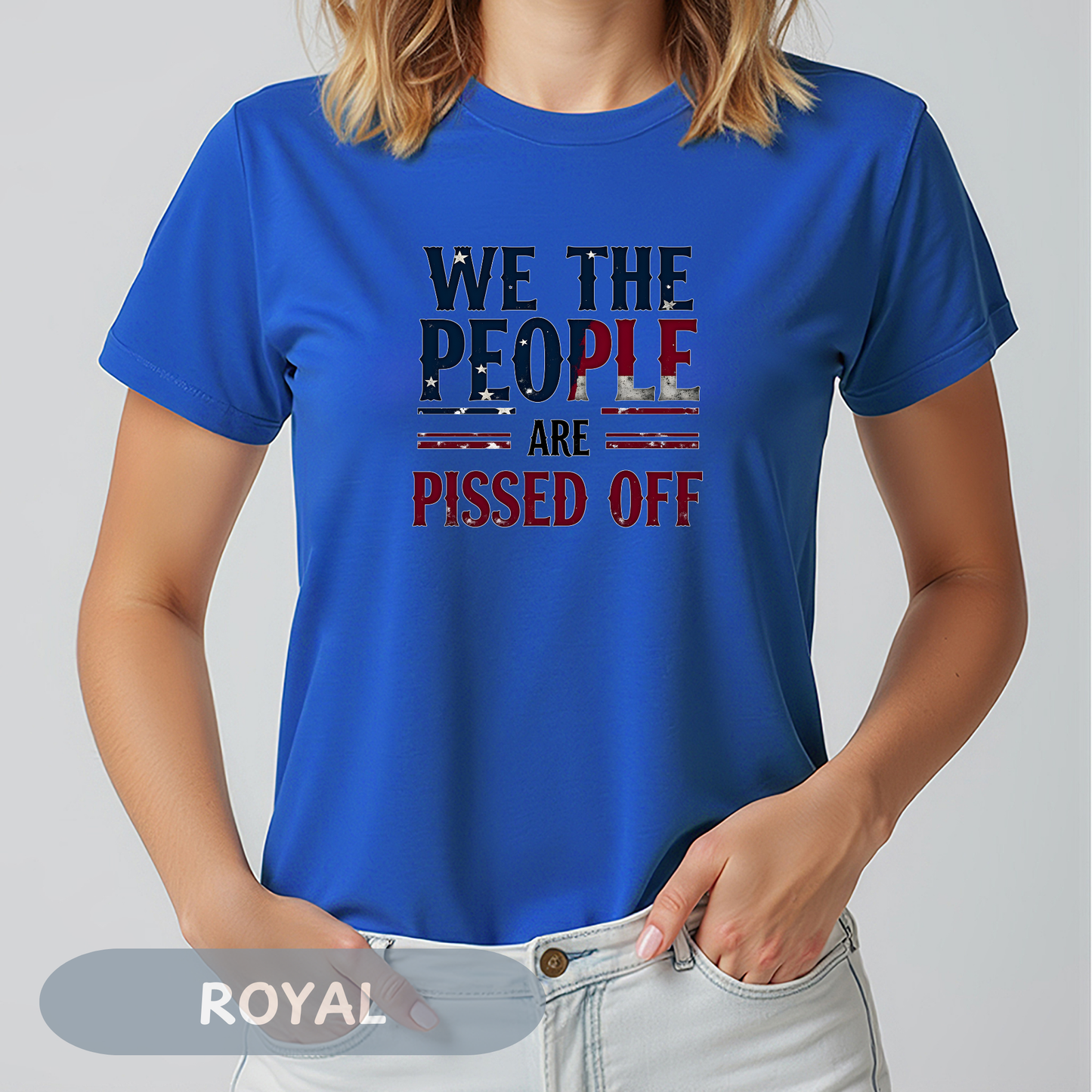 We The People Pissed Off Tee, Unisex Heavy Cotton, Anti Trump Shirt, Resistance Project 2025, Democracy Shirt, Not My President