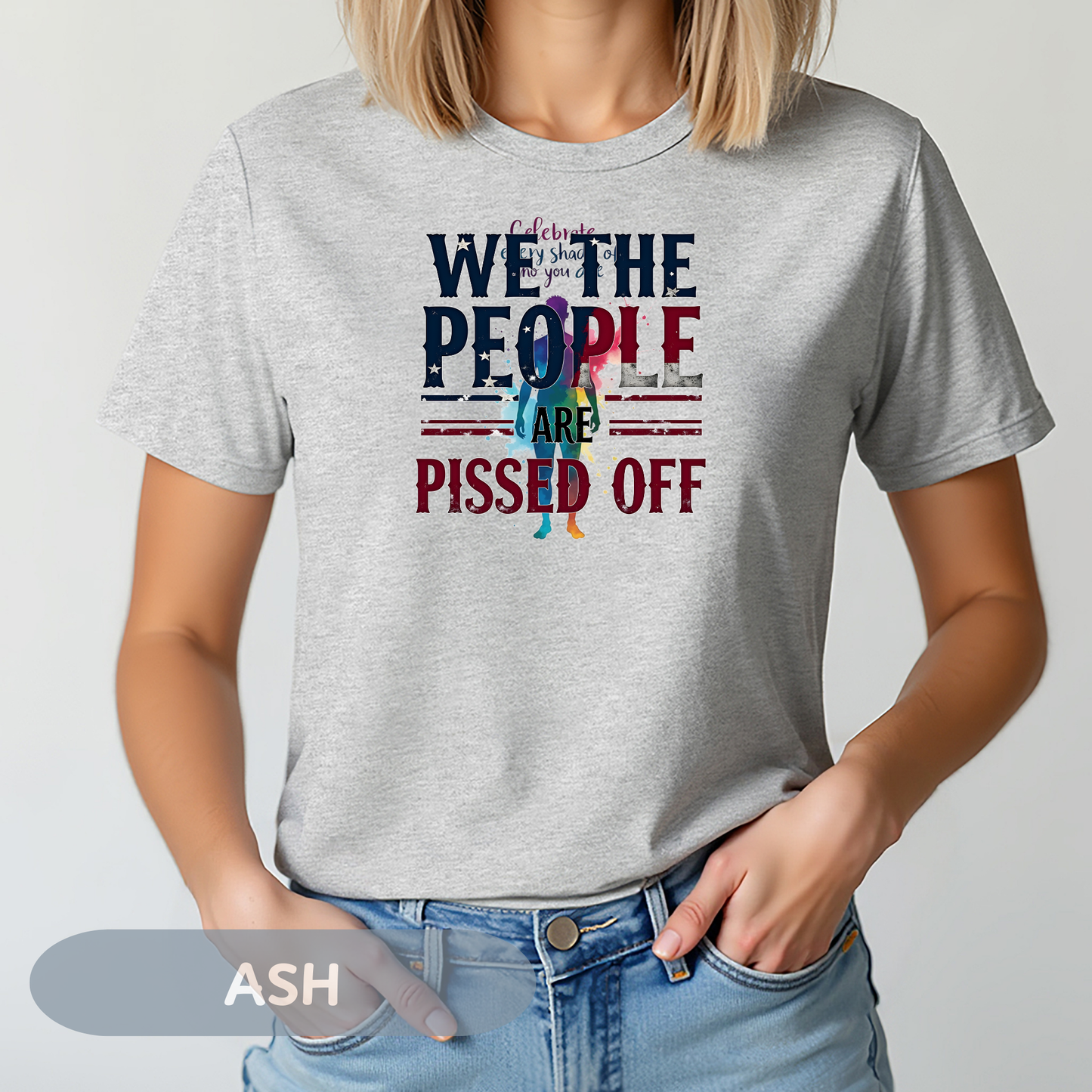 We The People Pissed Off Tee, Unisex Heavy Cotton, Anti Trump Shirt, Resistance Project 2025, Democracy Shirt, Not My President
