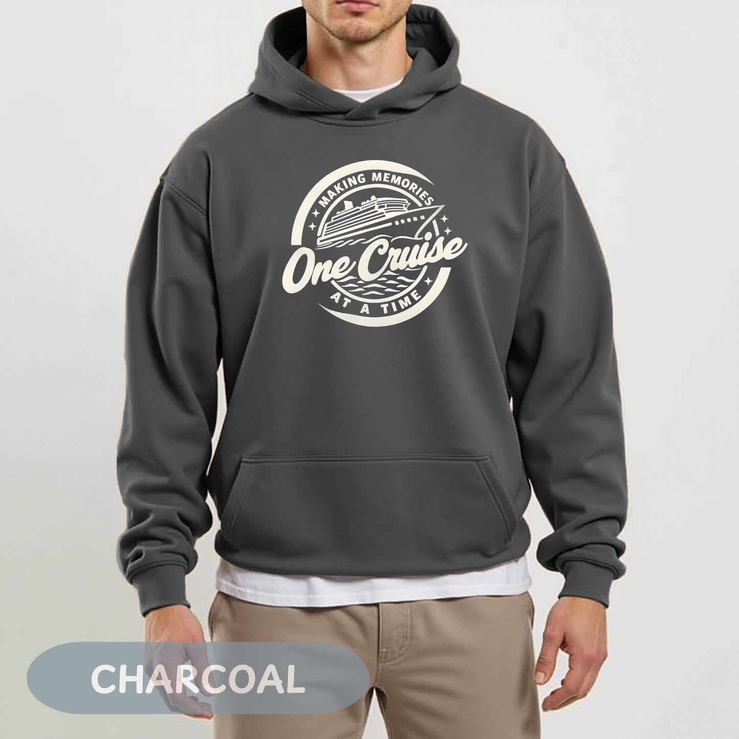 Memories One Cruise at a Time Hoodie, Unisex Heavy Cotton Hoodie, Family Vacation Apparel, Cruise Vacation, Making Memories