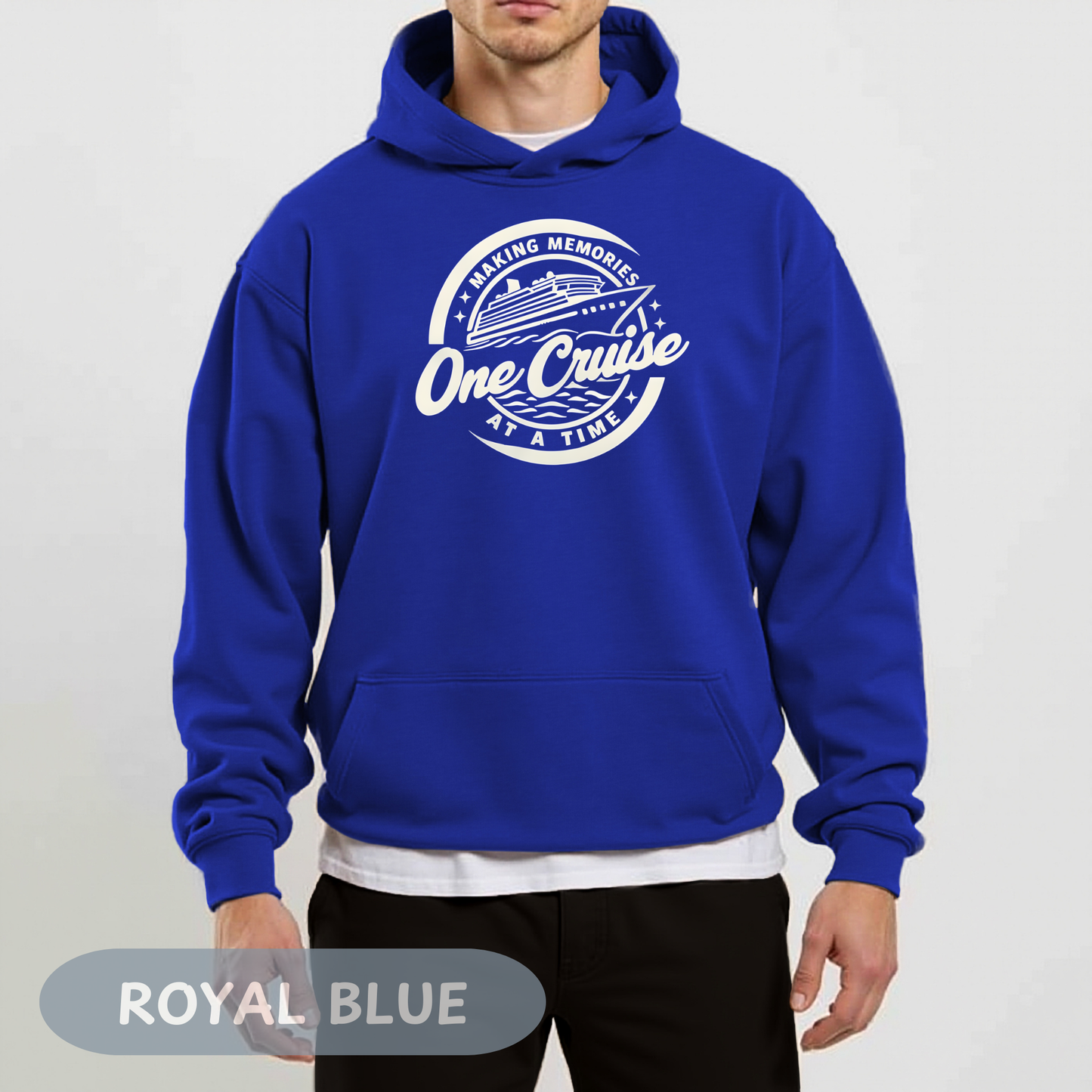 Memories One Cruise at a Time Hoodie, Unisex Heavy Cotton Hoodie, Family Vacation Apparel, Cruise Vacation, Making Memories