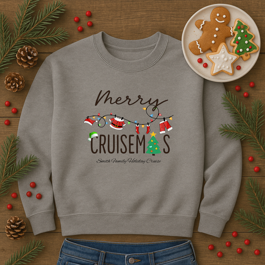Merry Cruisemas Sweatshirt, Christmas Cruise Shirt, Family Cruise Shirts, Christmas Trip, Xmas Sweatshirt, Cruise Crew Shirt