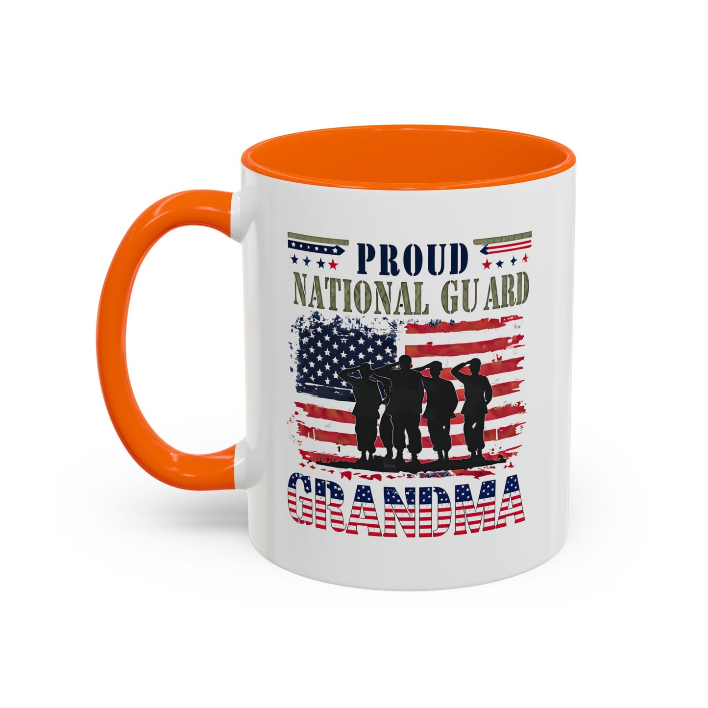 Patriotic National Guard Grandma Mug, Army National Guard, Gift for Heroes, Veteran Appreciation, Military Family Gift