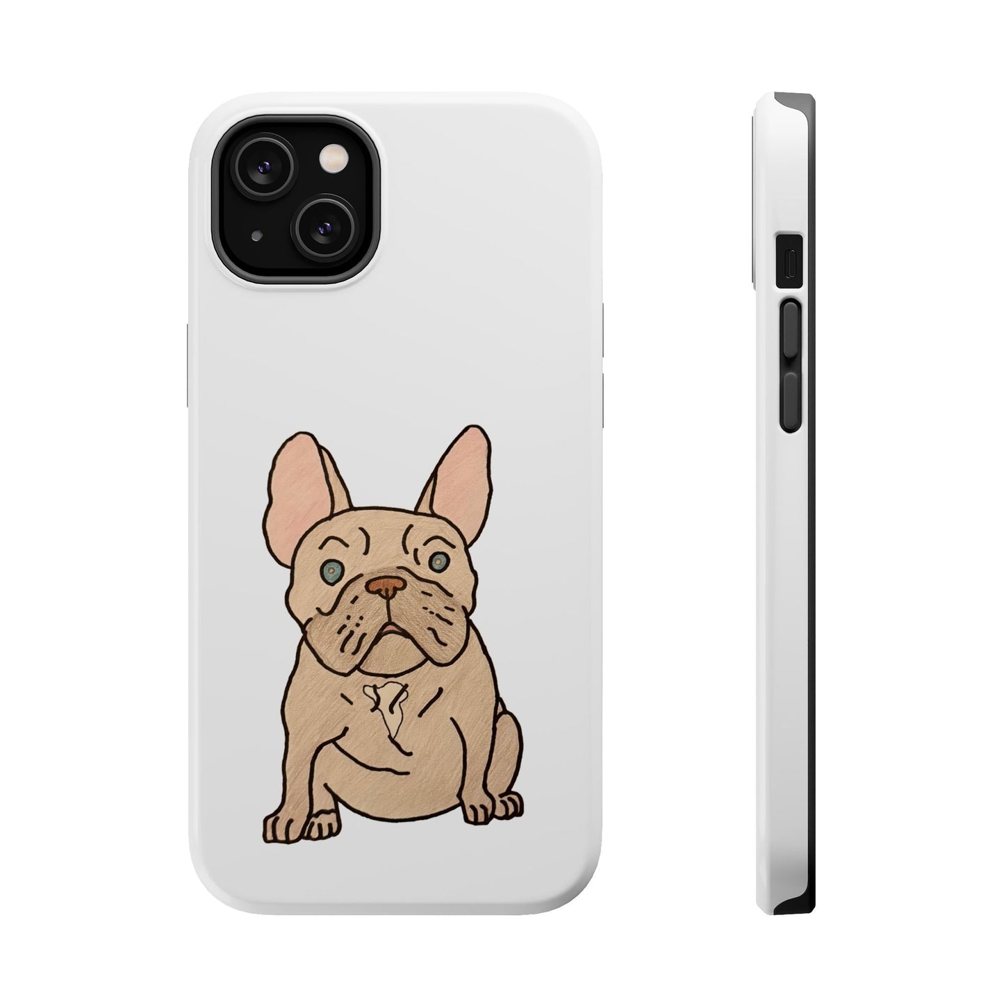 French Bulldog Magnetic Tough Case, Cute Pet Phone Cover, Dog Lover Gift, MagSafe Phone Protector, Unique Phone Accessory