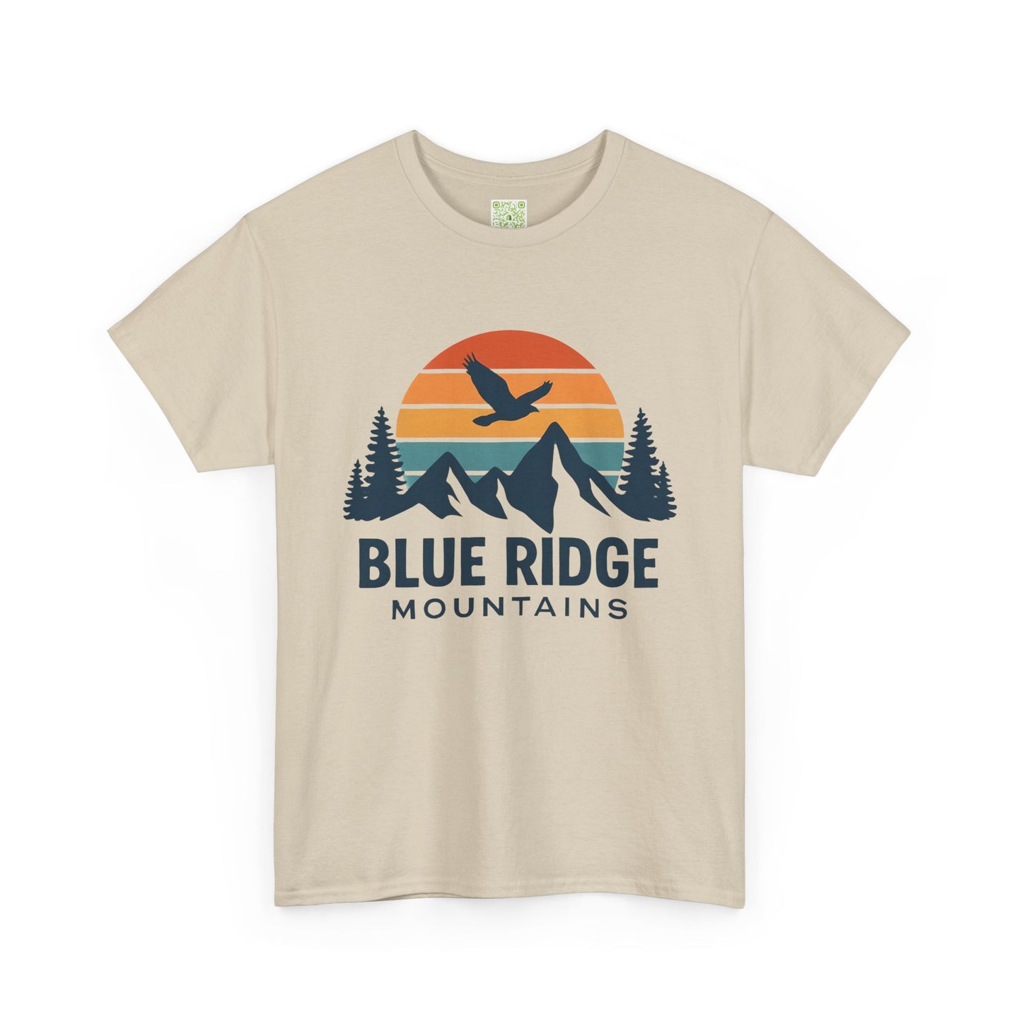 Blue Ridge Parkway Unisex Heavy Cotton Tee, Nature Lover Shirt, Blue Ridge Mountains, North Carolina Shirt, Camping Gift