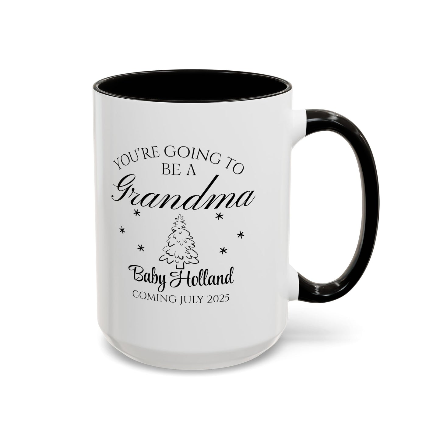 You’re Going to Be a Grandma Mug, Pregnancy Announcement Coffee Cup, New Grandma Gift, Baby Reveal Mug for Grandparents, 2025 Baby Announcement