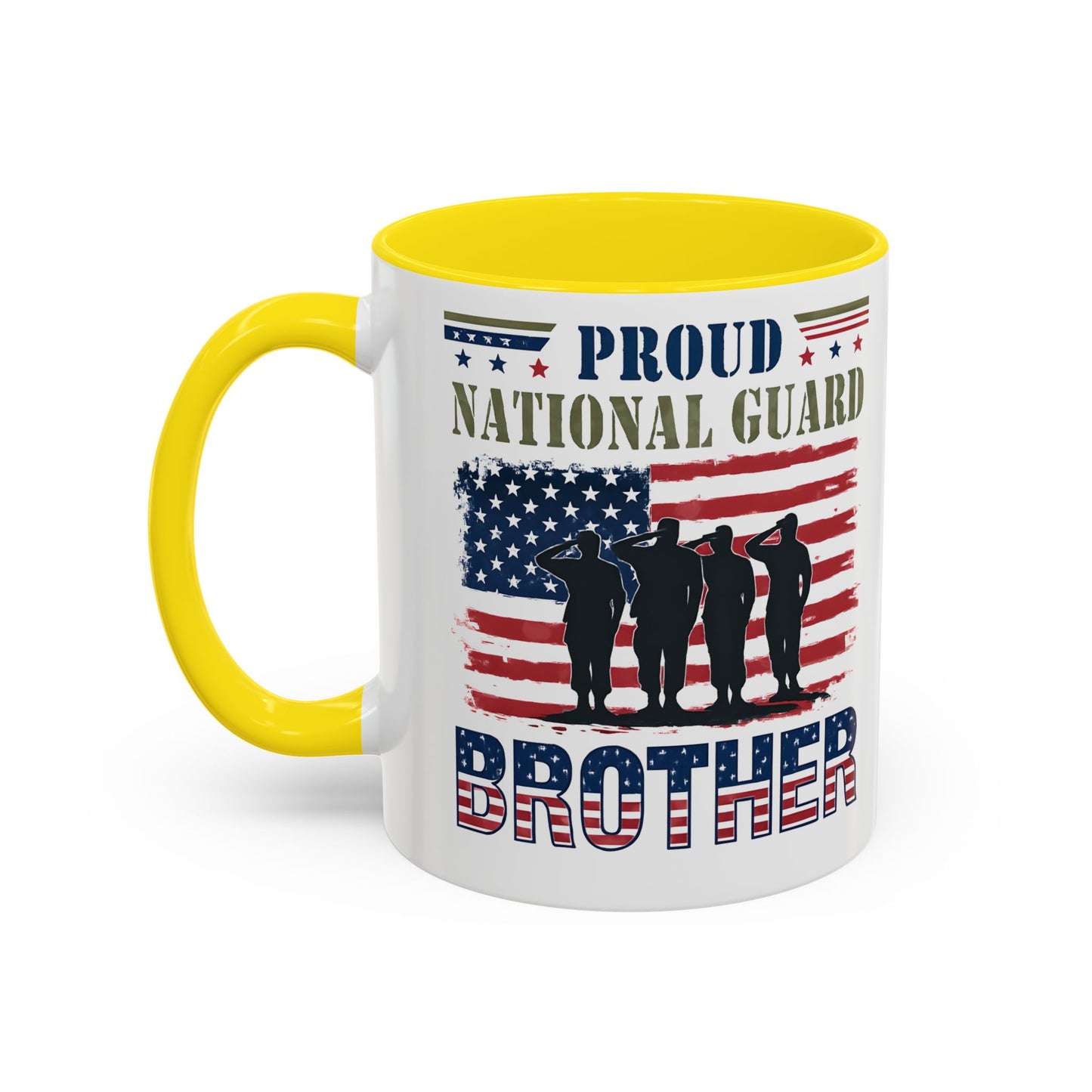Proud National Guard Brother Coffee Mug, Veteran Appreciation Mug, Military Family Gift, Army Gifts, Tactical Gifts