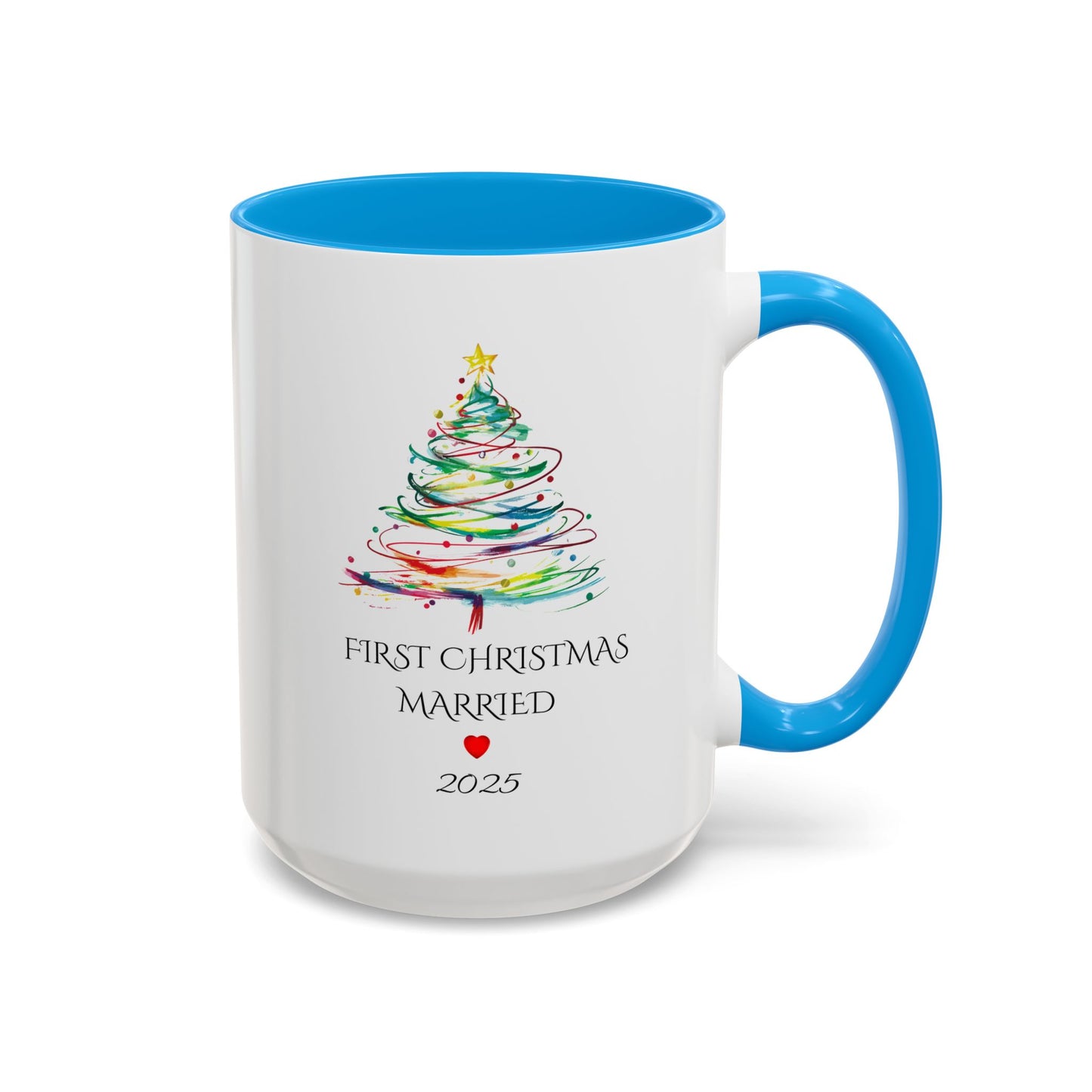 First Year Married Mug, Mr and Mrs Mug, Couple Mug, First Christmas Married, Just Married Gift, Newlywed Gift Ideas
