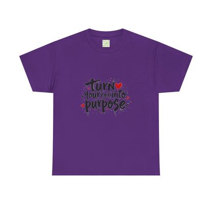 Enneagram Four Shirt, Turn Pain into Purpose Tee, Personality Type 4, Enneagram 4 Tee, Self Growth, Enneagram Types Gift