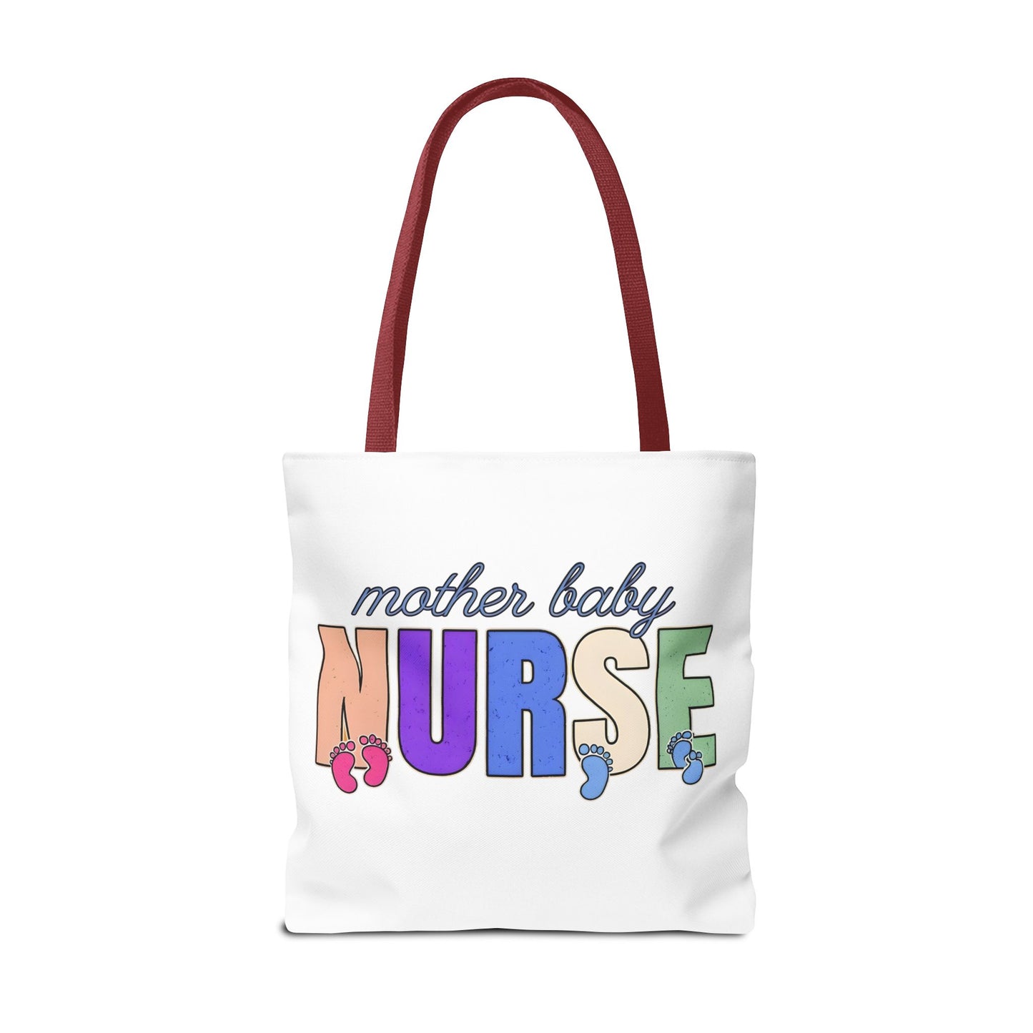 Postpartum Mother Baby Nurse Tote Bag, Nurse Appreciation, Cute Nurse Bag, Labor and Delivery, Midwife Gift