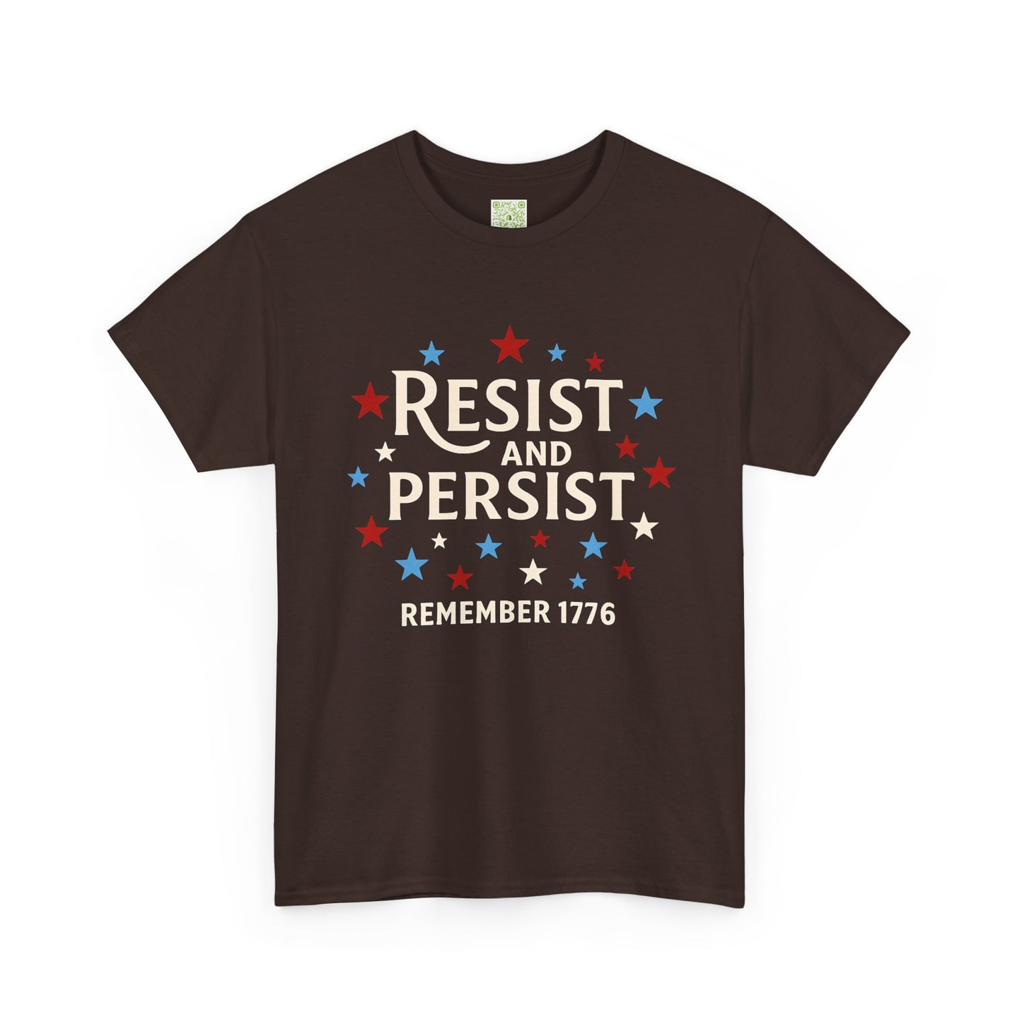Resist and Persist Tee, Unisex Cotton, Fourth of July Shirt, Memorial Day Shirt, Patriotic Shirt, Freedom Shirt, USA Flag Tee