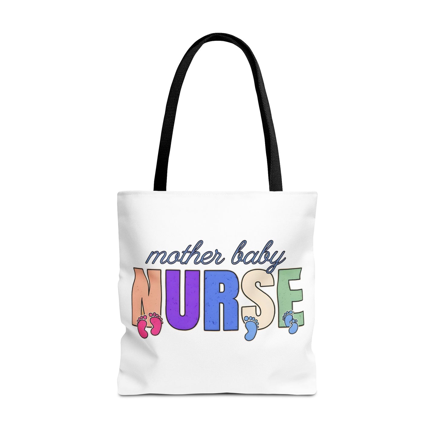 Postpartum Mother Baby Nurse Tote Bag, Nurse Appreciation, Cute Nurse Bag, Labor and Delivery, Midwife Gift