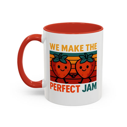 Humorous Strawberry Jam Coffee Mug, Summer Vibes Mug, Strawberry Mug, Food Humor Mug, Hilarious Mug, Gift Idea