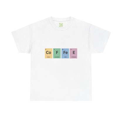 Creative Coffee Science Shirt, Chemistry Elements Tee, Periodic Table Shirt, Gift for Chemist, Science Teacher