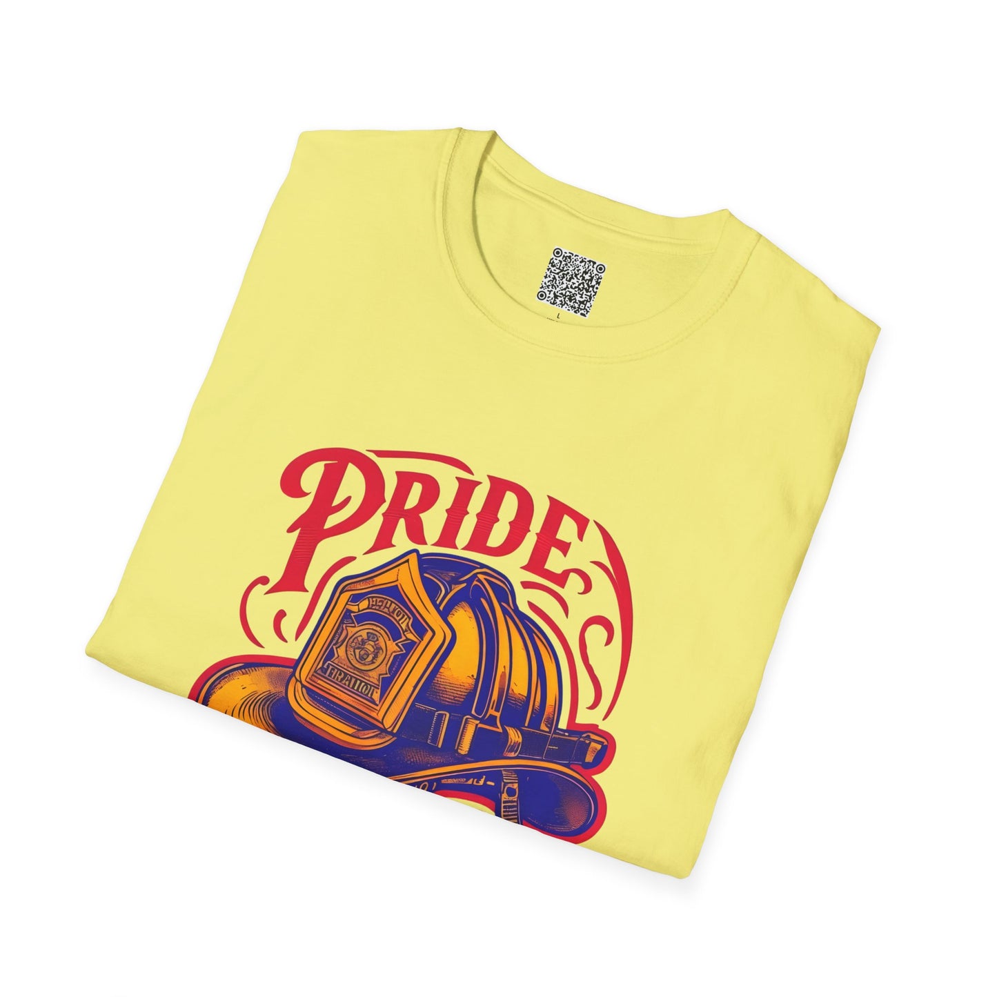 Firefighter Pride T-Shirt, Honor Tradition Tee, Unisex Softstyle Shirt, First Responder Gift, Fire Department Apparel