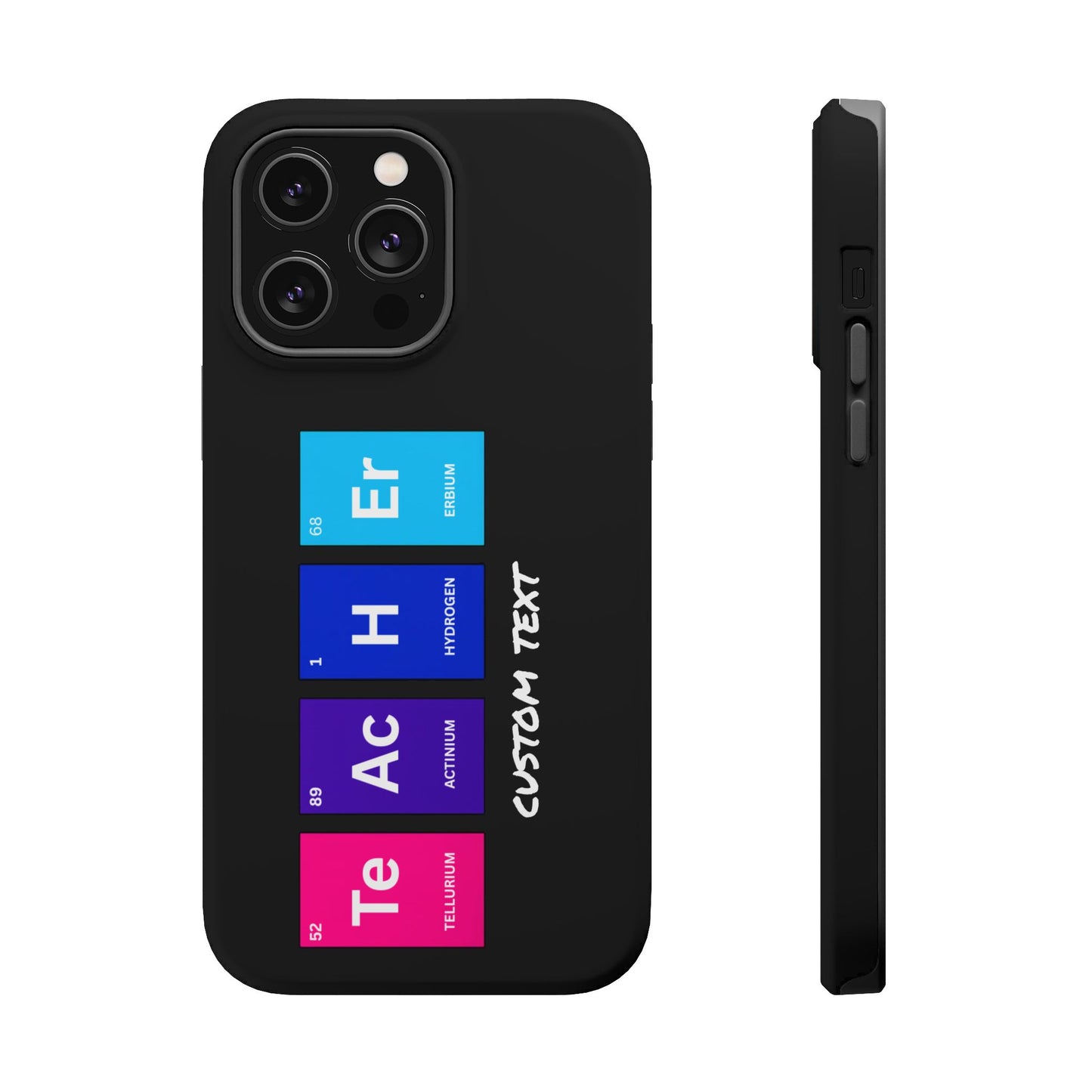 Teacher Element Magnetic Tough Case, Gift for Educator, First Year Teacher, Trendy iPhone Case, Periodic Table