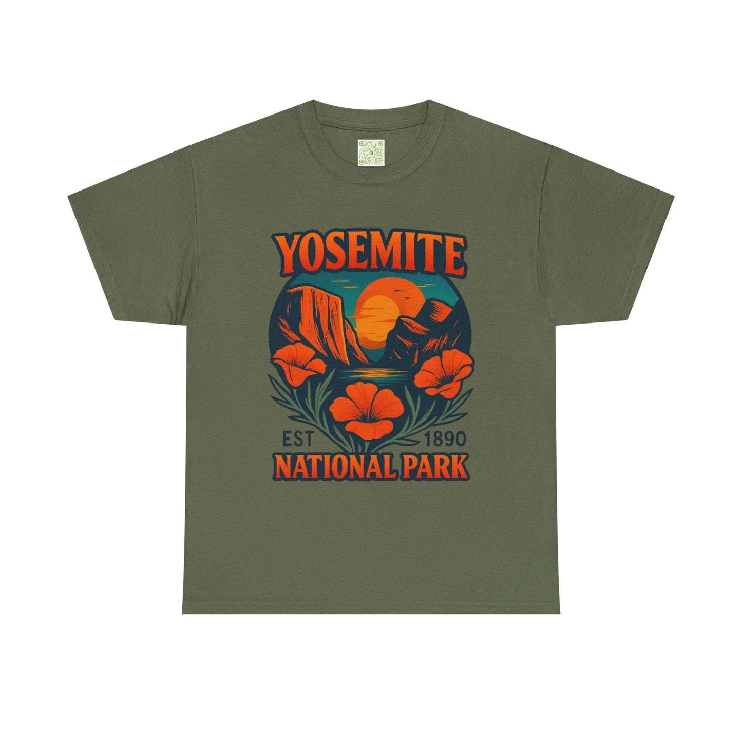 Vintage Yosemite National Park Tee, Nature Lover Shirt, Eco-Friendly Gift, Unisex Hiking Apparel, Yosemite Shirt
