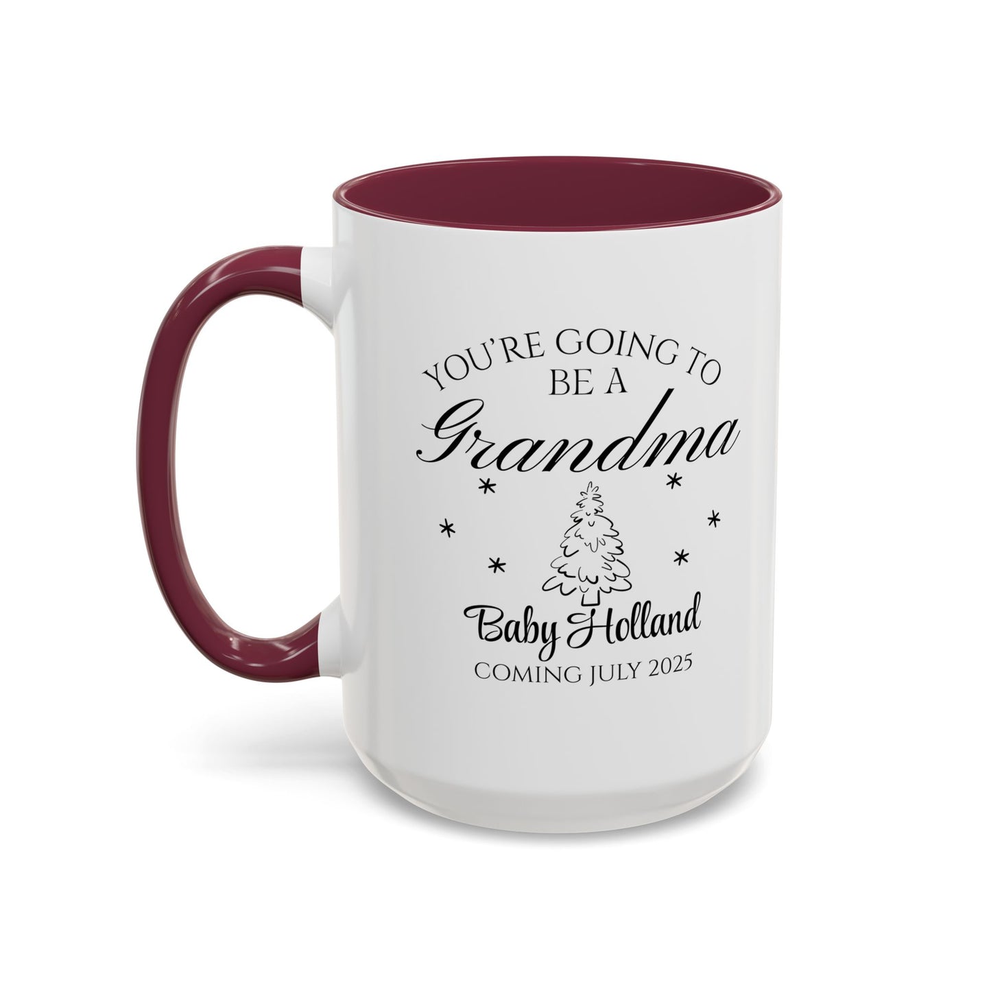 You’re Going to Be a Grandma Mug, Pregnancy Announcement Coffee Cup, New Grandma Gift, Baby Reveal Mug for Grandparents, 2025 Baby Announcement