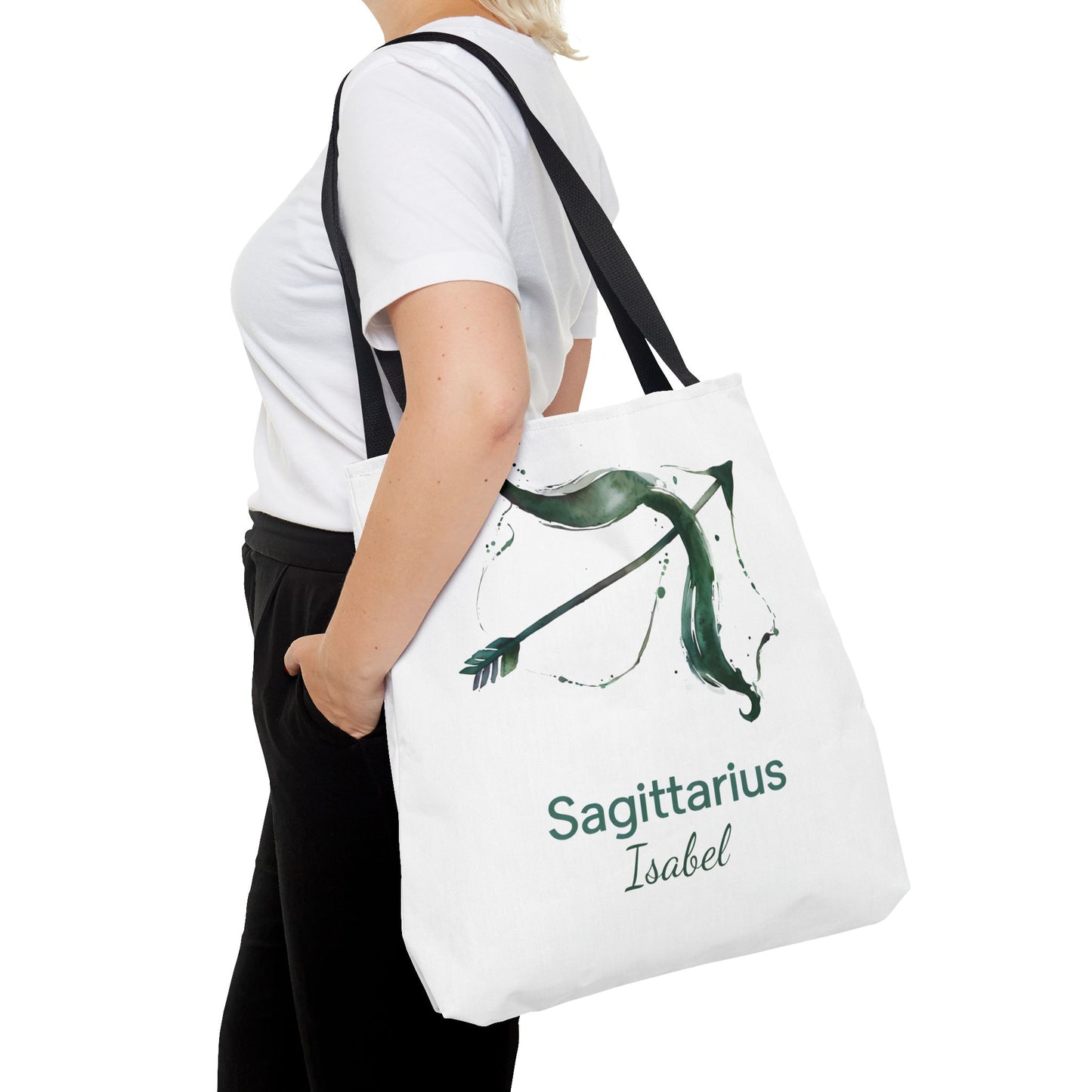 Sagittarius Zodiac Personalized Tote Bag, Astrology Lover Tote, Artistic Tote Bag, Aesthetic Weekender, Sagittarius Gifts
