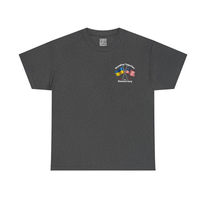 Standing With Ukraine 8647 Sunflower, Resistance Shirt, Unisex Deluxe, Ukrainian Gifts, Resist, Anti Trump, Ukraine Gifts, Unisex Deluxe Tee